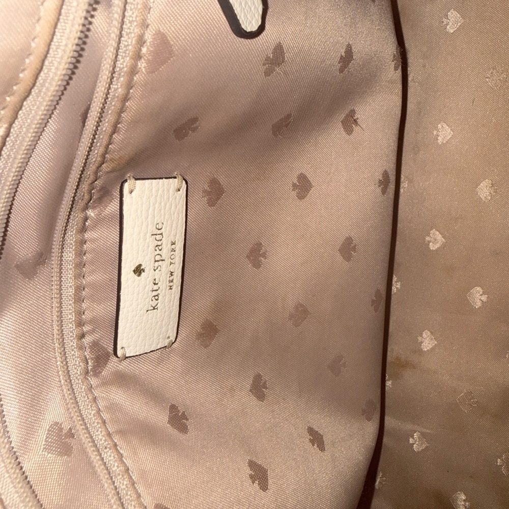Kate Spade Cream Satchel Bag - Picture 6 of 11